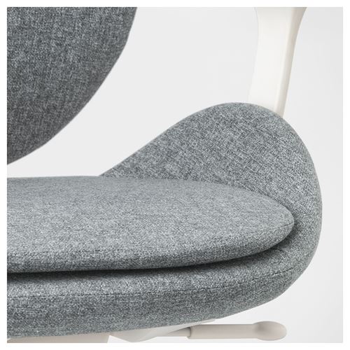 IKEA - HATTEFJALL, çalışma sandalyesi, gunnared orta gri