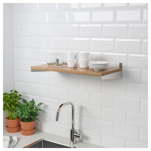 IKEA - KUNGSFORS, wall shelf, ash veneer, 60x30 cm