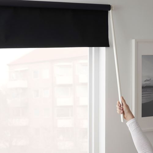 IKEA - FRIDANS, roller blind, black, 160x195 cm