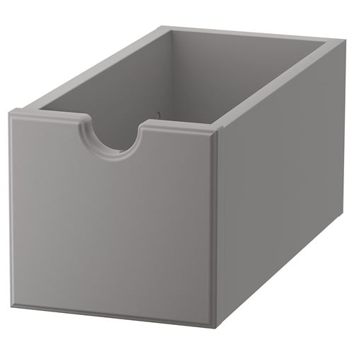 IKEA - TORNVIKEN, open kitchen cabinet drawer, grey, 16x34x15 cm