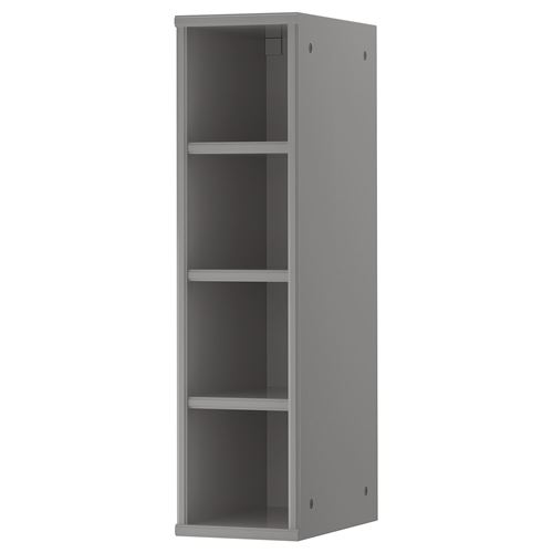 IKEA - TORNVIKEN, open kitchen cabinet, grey, 20x37x80 cm