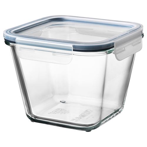 IKEA - IKEA 365+, glass food container with lid, glass-plastic, 1,2 l