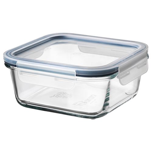 IKEA - IKEA 365+, glass food container with lid, glass-plastic, 600 ml