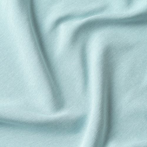 IKEA - VILBORG, blackout curtain, 1 pair, white/turquoise, 145x300 cm