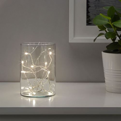 IKEA - LEDFYR, lighting chain, silver-colour