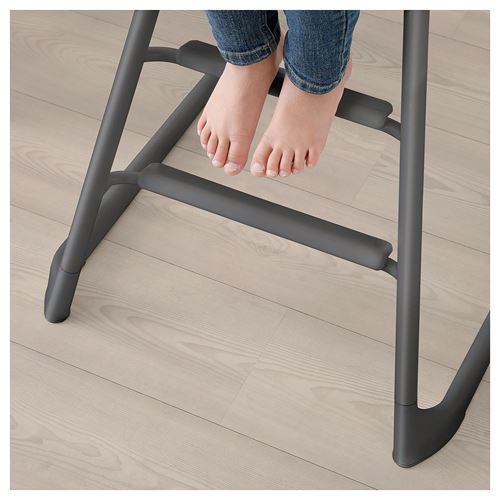 IKEA - LANGUR, çocuk sandalyesi, gri