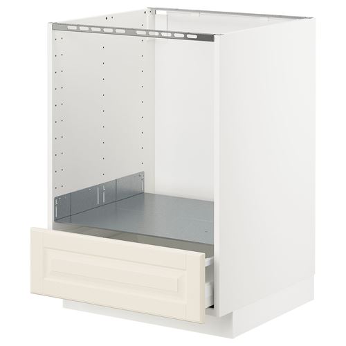 IKEA - METOD/MAXIMERA, built-in oven cabinet, BODBYN off-white, 60x60 cm