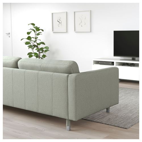 IKEA - LANDSKRONA, 3-seat sofa, Gunnared light green