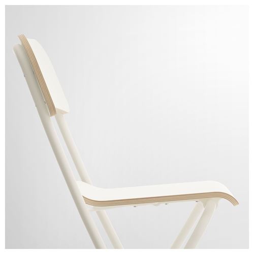 IKEA - FRANKLIN, bar chair, white, 63 cm