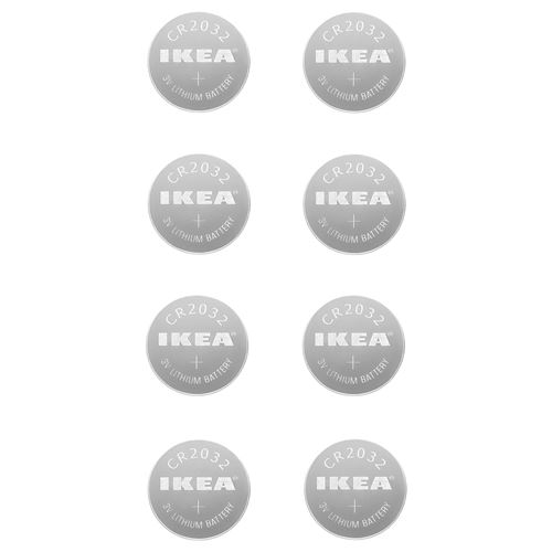 IKEA - PLATTBOJ, lithium battery, grey