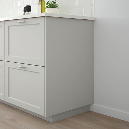 IKEA - LERHYTTAN, cover panel, light grey, 39x85 cm