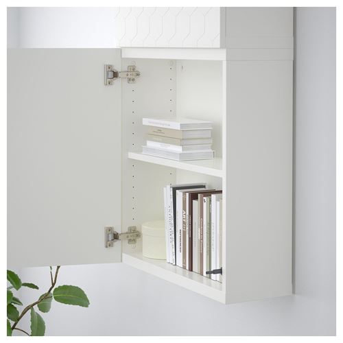IKEA - BESTA, iskelet, beyaz, 60x20x64 cm
