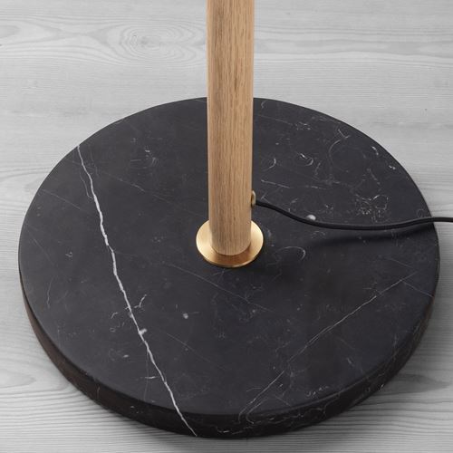 IKEA - EVEDAL, yer lambası, gri, 145 cm