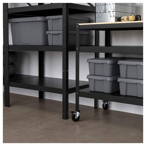 IKEA - BROR, shelving unit, black