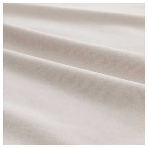 IKEA - VARVIAL, fitted sheet, beige, 80x200 cm