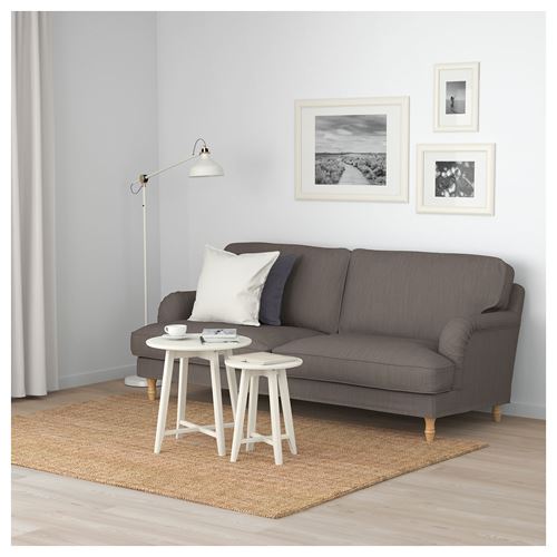 IKEA - STOCKSUND, 3'lü kanepe, nolhaga gri-bej