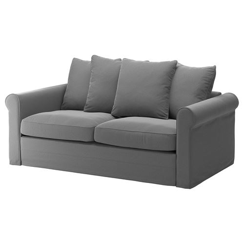 IKEA - GRÖNLID, 2-seat sofa-bed, ljungen medium grey