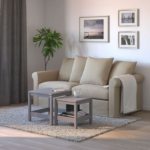 IKEA - GRÖNLID, 2'li yataklı kanepe, sporda natürel