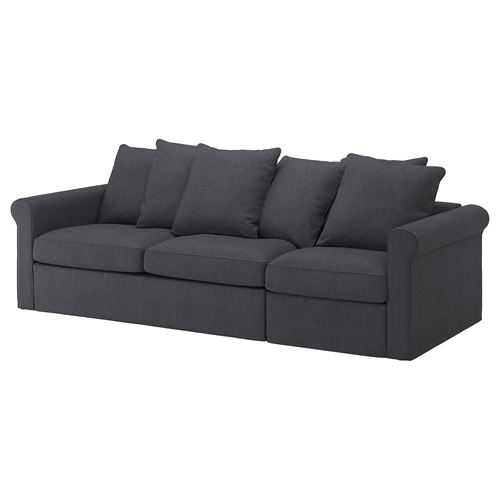 IKEA - GRÖNLID, 3-seat sofa-bed, Sporda dark grey