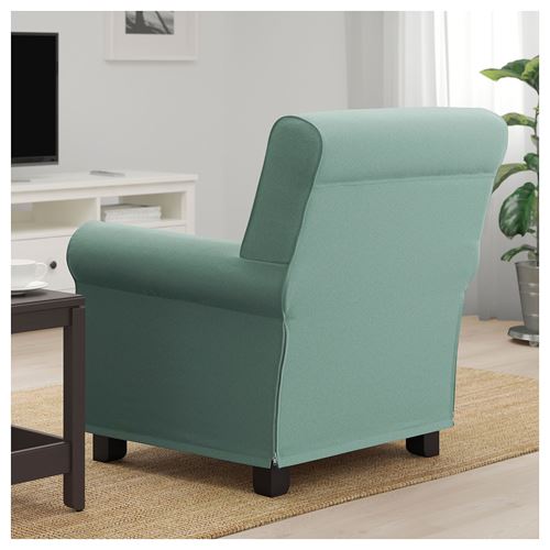 IKEA - GRÖNLID, tekli koltuk, ljungen açık yeşil