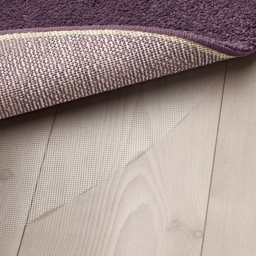 IKEA - STOENSE, yuvarlak halı, mor, 130 cm