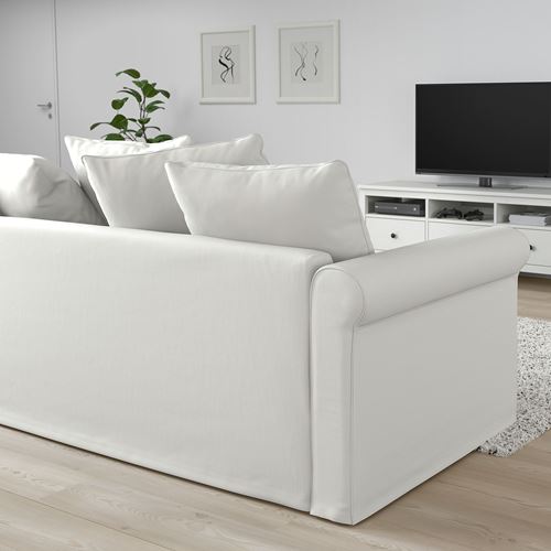 IKEA - GRÖNLID, 4-seat corner sofa, ınseros white