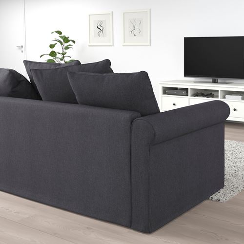 IKEA - GRÖNLID, 2-seat sofa-bed, Sporda dark grey