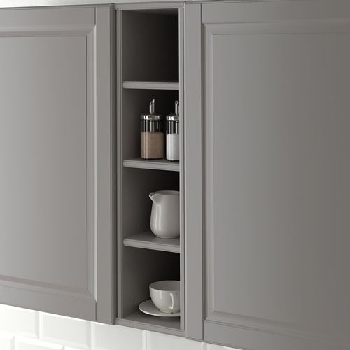 IKEA - TORNVIKEN, open kitchen cabinet, grey, 20x37x80 cm