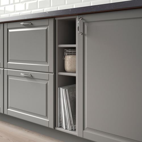 IKEA - TORNVIKEN, open kitchen cabinet, grey, 20x37x80 cm