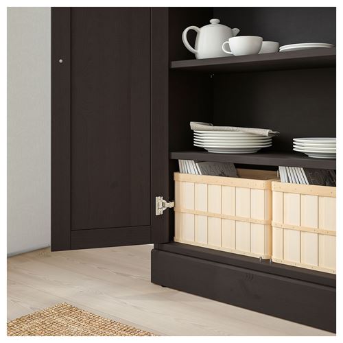 IKEA - HAVSTA, cabinet, darkbrown, 81x134x37 cm