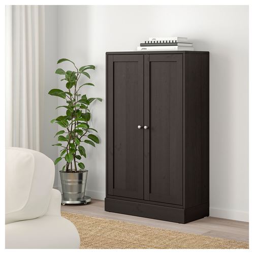 IKEA - HAVSTA, cabinet, darkbrown, 81x134x37 cm