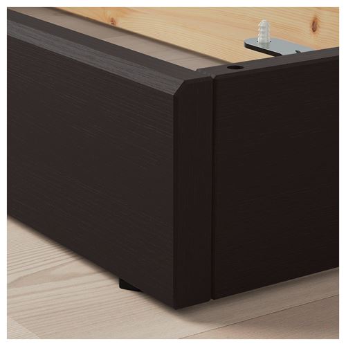 IKEA - HAVSTA, plinth, darkbrown, 81x12x37 cm