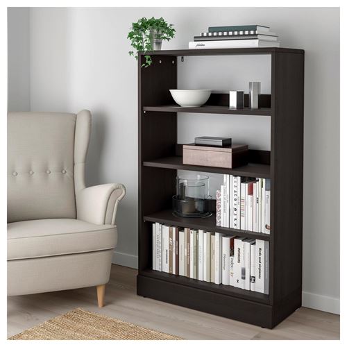 HAVSTA, shelving unit, darkbrown, 81x134x37 cm