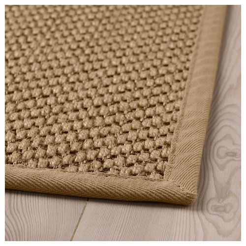 IKEA - HELLESTED, jüt halı, natürel-kahverengi, 170x240 cm