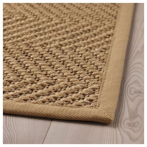 IKEA - HELLESTED, jüt halı, natürel-kahverengi, 80x150 cm