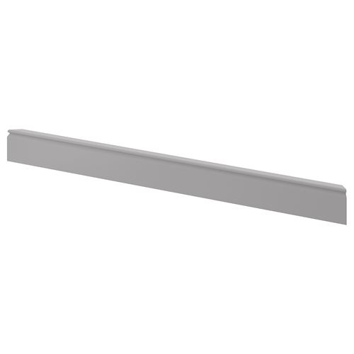 IKEA - BODBYN, plinth, grey, 221x8 cm