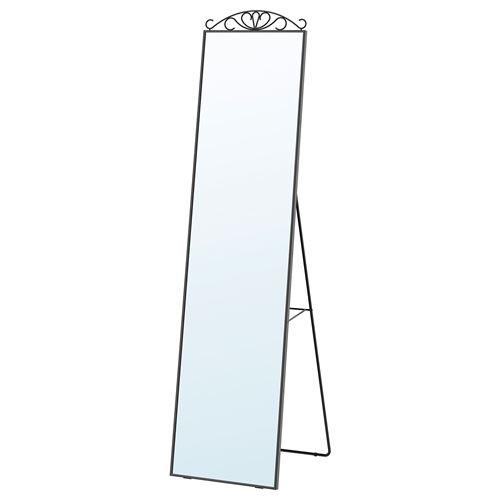 IKEA - KARMSUND, standing mirror, black, 40x167 cm