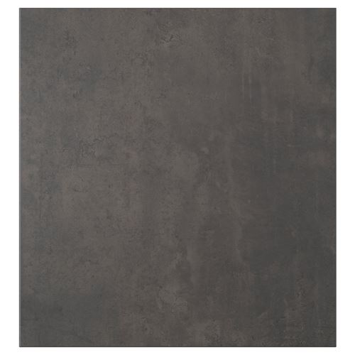 IKEA - KALLVIKEN, door, dark grey concrete effect, 60x64 cm