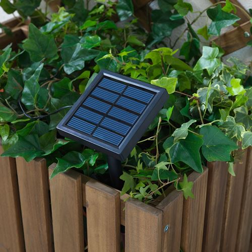 IKEA - SOLARVET, lighting chain, white, 7.3 m