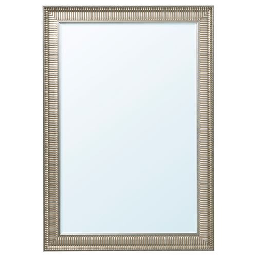 IKEA - SONGE, wall mirror, silver-colour, 91x130 cm