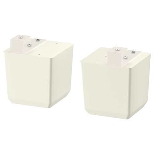 IKEA - FÖRBATTRA, leg, off white, 8 cm