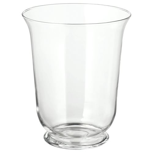 IKEA - POMP, candle holder, glass, 28 cm