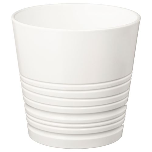 IKEA - MUSKOT, toprak saksı, beyaz, 15 cm