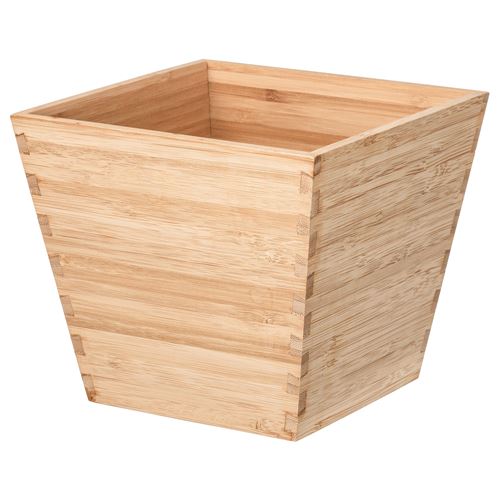 IKEA - VILDAPEL, bamboo plant pot, bamboo, 12 cm