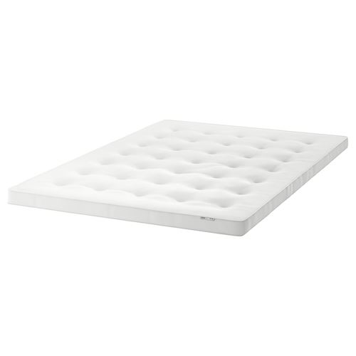 IKEA - TUSTNA, double mattress pad, white, 140x200 cm