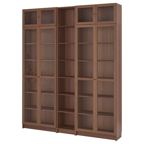 bookcase with glass door