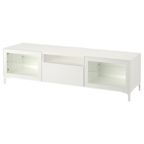 high-gloss/white/clear glass