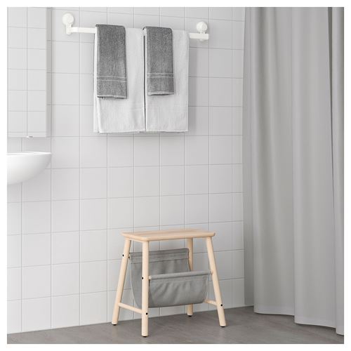 IKEA - TISKEN, towel rail, white