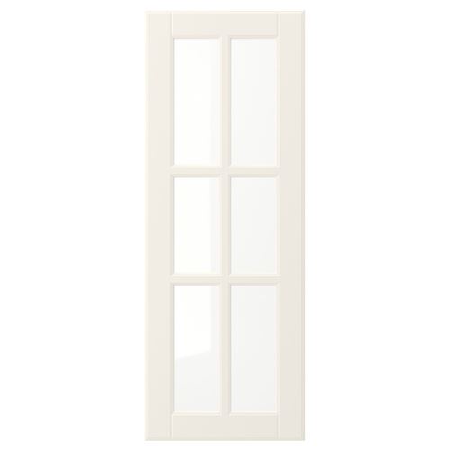 IKEA - BODBYN, glass door, off white, 30x80 cm