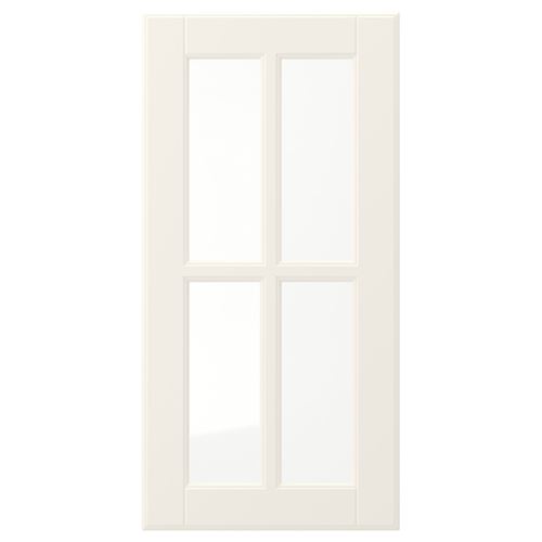 IKEA - BODBYN, glass door, off white, 30x60 cm